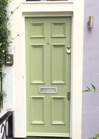 lime green front door paint color that looks like Sherwin-Williams Parakeet SW6711