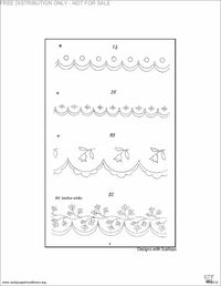 Border embroidery patterns