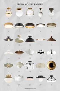 flush ceiling lights