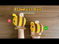 Crochet Plushies: Bee | Aquariwool Crochet Tutorial