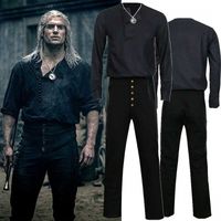 So, if you’re a fans of the Witch series,and you're also looking for a new apparel, this is for the reason that Geralt of Rivia is here for you. It is a Casual Wear wearing by Geralt of Rivia in The Witcher Season 1 . This outfit has been crafted using high quality polyester. And we already provide all the accessories for you and you don't need to waste your time searching for them any more.   Specification  ��Type: The Witcher Season 1 Geralt of Rivia Cosplay Costume ��Mater