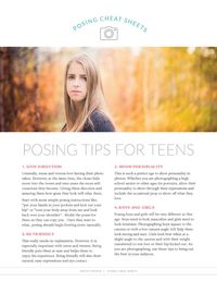 Posing Teens (and Tweens!) for Photos + Free Posing Guide – Pretty Presets for Lightroom