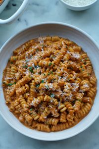 Red, White & Green Fusilli (Italian Flag Pasta)