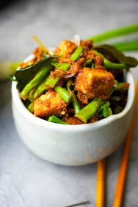 Sambal Goreng Tempe (Spicy Indonesian Sambal Fried Tempeh)