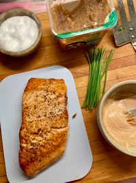 Simple Butter-Fried Salmon - Dinner: A Love Story