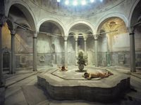 Photographic Print: Turkish Bath, Cagaloglu Hamami Poster by Woolfitt Adam : 24x18in