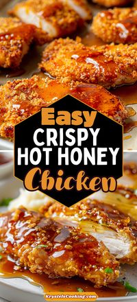 Craving something sweet and spicy? This baked crispy hot honey chicken breast recipe is your go-to for easy, flavorful dinner ideas!