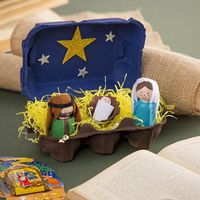 Create Nativity Egg-Box Scene with our fun craft activity guide template. Buy art and craft supplies at Baker Ross, inspiring creativity