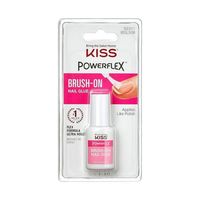 KISS PowerFlex Brush-On Nail Glue for Press On Nails, Ultra Hold Flex Formula Nail Adhesive, Includes One Bottle 5g (0.17 oz.) with Twist-Off Cap & Brush Applicator