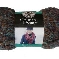 Country Loom #Yarn by #Loops and Threads Soft Bulky Yarn in Wild West, Turquoise, Rust and Brown blend, by SusanEknits, $6.00, susaneknits.etsy.com.