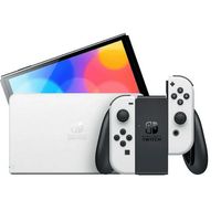 This item is Refurbished *The DLC (Downloadable Content), Trials/Subscriptions and/or Bundled Games may or may not be included and are not guaranteed to work* "Introducing the newest member of the Nintendo Switch family Play at home on the TV or on-the-go with a vibrant 7-inch OLED screen with the Nintendo Switch  OLED Model system. Color: White.