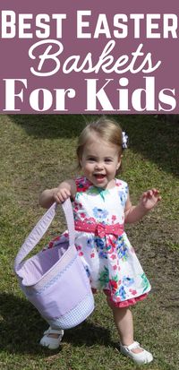 Best Easter Baskets for Kids: This Easter holiday find the cheapest and most durable baskets for all the egg hunts! Find the Easter basket that fits your little boy or girl with these ideas. Check out this post for all the best baskets for this upcoming easter.