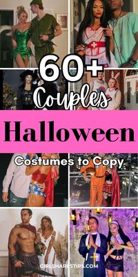 Discover 60+ creative, unique, and cute Halloween costume ideas for couples! From easy and simple to funny, scary, and spooky, find iconic and DIY options for adults, college students, and movie lovers. Perfect for couples with dog, anime fans, blondes, brunettes, and relationship goals!