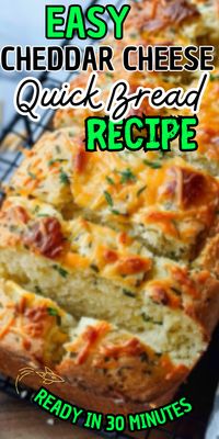 Easy Cheddar Cheese Quick Bread