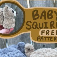 sarah💛 on Instagram: "hello! Here is my second ever FREE pattern: “Baby Squirrel”🐿️ I hope you guys enjoy making these cuties!💕 make sure to tag me in any of your posts showing your creations so that I can see all your cute baby squirrels!🥹 don’t hesitate to message me if you ever have any questions/ need help with any parts of the pattern!🙌🏻 - #crochet #crochetaddict #crochetersofinstagram #crochetinspiration #crochetfreepattern #amigurumi #amigurumifreepattern #freeamigurumipatterns #freecrochetpattern #crochetpattern #crocheted #crochetplushie #crochetplushies #crochetart #fiberart #crochetcommunity #mycrochet #crochetlife #crochetallday"