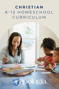 Cultivate a Lifelong Love of Learning With Christian Homeschool Curriculum from Apologia Developed by leading scholars, Apologia�’s Christian, K-12 homeschool curriculum equips and empowers you to help your students reach their academic goals and nurture their love of God. Apologia’s award-winning curriculum encourages independence and cultivates a lifelong love of learning with a conversational tone written directly to the student and includes hands-on activities and experiments.