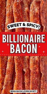 Billionaire Bacon is the most delectable candied bacon, with peppery, spicy, sweet and savory flavors. It's easy to make and oven baked to perfection, a perfect bacon holiday recipe your guests will love. It's great for breakfast and parties, too! #billionairebacon