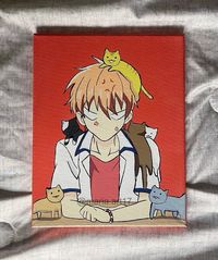 Kyo Sohma painting || Fruits Basket || Fruits Basket painting || Anime || Anime painting || #fruitsbasket #fruitsbasketanime #kyo #kyosohma #anime #animepainting #kyosohmapainting