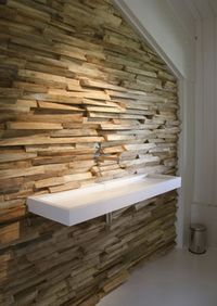 Wood Wall, looks just as good as a stone wall