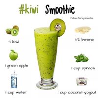 Smoothie Diet Plan’s Instagram post: “This healthy green kiwi smoothie recipe is perfect for a fast breakfast. 🌞🍽 Packed full of nutrients from apples, bananas and spinach but…”