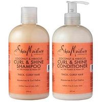 Buy Shea Moisture Coconut & Hibiscus Curl & Shine Shampoo & Conditioner Duo Pack at an affordable price from Cosmetize with FREE shipping in the UK on purchases above £20.