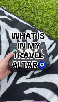 Explore the essential items in my travel altar for practicing witchcraft on the go! From portable crystals and mini spell kits to compact altar tools, these must-haves will keep your magic alive wherever you are. Perfect for witches who love to travel. Click to see my travel altar essentials and discover an altar set I highly recommend! #TravelAltar #WitchOnTheGo #PortableMagic #WitchcraftEssentials #WitchTravel Credits: https://vm.tiktok.com/ZGeGsLcAT/