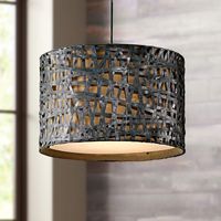 Uttermost Alita 22"W Rust Black Pendant Chandelier - #55745 | Lamps Plus