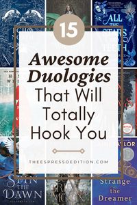 Duologies are an awesome option if you want a lot of story jam-packed into only two books! See 15 must-read duology picks right here. | #duologies #duology #bestseries #bookclubbooks #greatbooks