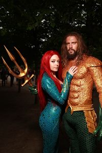 Aquaman and Mera (DC) #cosplay | MCM London May 2019