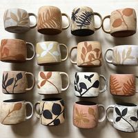 I’m pleased as a peach about this collection of mugs. There’s a few new slip colors in there and some new plant shapes. Hoping to get them…