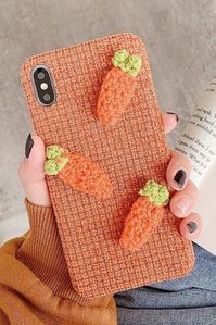 Awesome Carrot Plush Handmade Knitted iPhone Case,  Compatible Brands: iphone7plus case, i case, phone case iphone, 6plus case iphone, iphone 6s cases, phone case 7, iphone 7 cases, i phone se case,  i phone cases, iphone phone cases, awesome iphone cases, apple cases, liquid iphone case, iphone6 cases, i phone 6 case, 6 s case, i phone 7 cases, cases iphone 7 plus #iphone #phonecase #handmade #winter #fall #gift #iphonecase