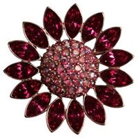 Givenchy Pink Sunflower Brooch