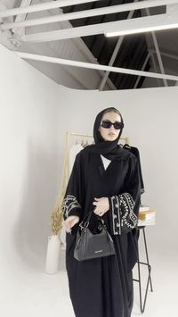 Emirati style Asma Abaya🤍 #modestfashion #abayainspo #hijabitiktok