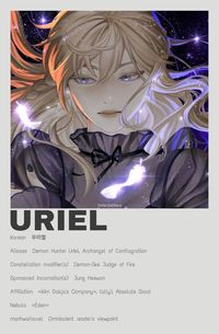 Do NOT repost | Uriel | minimalist/polaroid poster | read on WEBTOON | manhwa/novel: Omniscient reader's viewpoint | art credits: blackbox on twt | orv