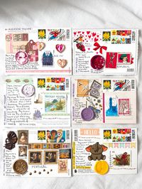 #postcrossing #postcards #swap #stamps #washitape #decoration #ideas #sealingwax #wax #post #mail #mailart #postbox