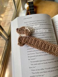 Crochet Dachshund Bookmark PDF Pattern - Etsy