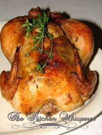 The Kitchen Whisperer Roasted Cornish Hens with Herbed Compound Butter: Made this tonight for dinner w/herbs fresh from the garden. So tasty! Definitely a keeper.