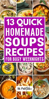 Homemade soup recipes are the perfect comfort food. Whether you’re looking for creamy soups, healthy soup recipes, or something hearty for dinner, these easy soup ideas have you covered. Try quick one-pot soups for busy weeknights or cozy crockpot soups for a hands-off meal. From classic flavors to low-carb soups, these soups are great for meal prep and family-friendly dinners. With flavorful and budget-friendly ingredients, these comfort soups make winter meals delicious and simple.