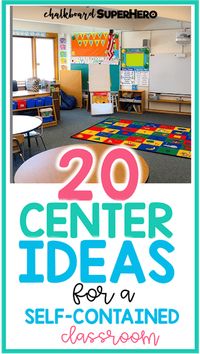 20 Center Ideas for a Self-Contained Classroom