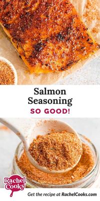 Skip the pricy store-bought seasoning blends and make your own salmon seasoning at home! This rub is savory, smoky, and sweet, giving your salmon a boost of flavor whether you cook it on the grill or in the oven.