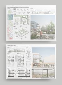 Behance 上的 COHOUSING ARCHITECTURAL PROJECT BOARDS