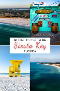 Home to powdery white sand and crystal clear water, Siesta Key is home to the best beach in the United States. From watching the sun set with the local drum circle to getting out on the water and dining on local seafood, here are the best things to do in Siesta Key, Florida!