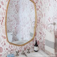 Blooms Wallpaper in Blushing Taupe – Rebecca Atwood Designs