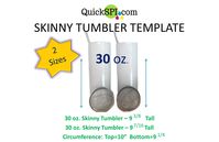 30 oz. Skinny Tumbler Template – Sublimation for Beginners