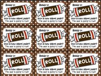 Great for back to school gift! (open House, back to school, or first day of school) Use this gift tag with Tootsie Roll! (BOY gift tag for sweets) What's included- *"Ready to roll into a new school year? This year is going to rock!" gift tag with Tootsie Roll picture *Chevron, Stripe, and Polka D...