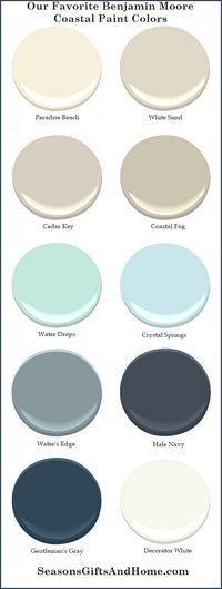 Inspiring Interior Paint Color Ideas | Coastal Colors