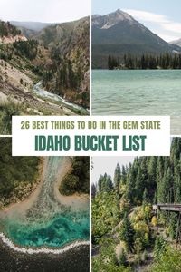 Idaho Travel Guide: 26 Best Things To Do in Idaho, USA.  💚💚💚