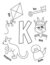 FREE Letter K Worksheets for Preschool ⋆ The Hollydog Blog