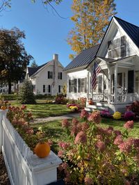 Autumn aesthetic, autumn home aesthetic, Woodstock Vermont, small town charm, pumpkins, October vibes