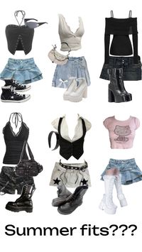 Which one do y’all like the best? #outfitinspo #fashion #outfitideas #y2k #summer